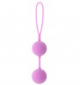 Розовые вагинальные шарики на силиконовой связке GOOD VIBES THE PERFECT BALLS PINK