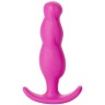 Розовая анальная пробка Mood Naughty 3 для ношения - 7,6 см.