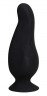 Чёрная анальная пробка PLAY CANDI BIG TIME SMALL BLACK - 10 см.
