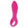 Анальный вибромассажер-пальчик Posh Silicone  O  Probes - 10,75 см.