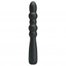 Черный гнущийся вибратор Monroe - 18,5 см.