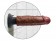 Коричневый вибратор 6  Vibrating Cock - 17,8 см.