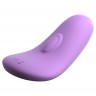 Фиолетовый компактный вибростимулятор Remote Silicone Please-Her