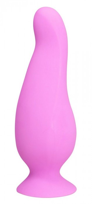 Розовая анальная пробка PLAY CANDI BIG TIME BIG PINK - 14,5 см.