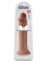 Кофейный фаллоимитатор-гигант на присоске 14  Cock - 36 см.