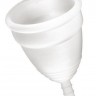 Белая менструальная чаша Yoba Nature Coupe - размер L