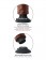 Коричневый вибратор со съемной присоской 7  Vibrating Cock - 20 см.