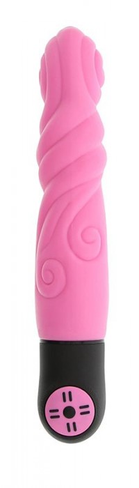 Розовый водонепроницаемый вибромассажер PURE VIBE - 17,8 см.