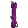 Фиолетовая нейлоновая веревка для бандажа Kinbaku Mini - 1,5 м.