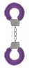 Пушистые фиолетовые наручники OUCH! Purple