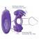 Фиолетовое эрекционное кольцо с вибрацией Wonderful Wabbit