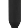 Черная утяжеленная анальная пробка Anal Trainer Medium - 18 см.