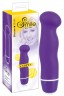 Фиолетовый вибратор Smile Mini Cozy - 13 см.