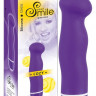 Фиолетовый вибратор Smile Mini Cozy - 13 см.