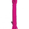 Розовая веревка для бандажа Kinbaku Rope - 5 м.