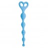 Голубые анальные бусы TLC Bum Buddies Anal Beads - 26,7 см.