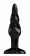 Чёрная спиралевидная пробка Bottom Line 6  Model 5 Black - 15,5 см.