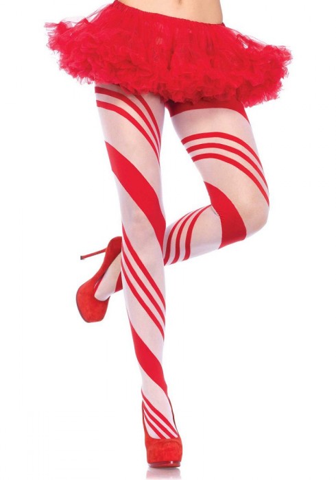 Яркие колготки со спиралями Leg Avenue