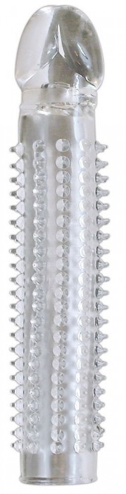 Прозрачная насадка на пенис Tailor Made Crystal с шипами
