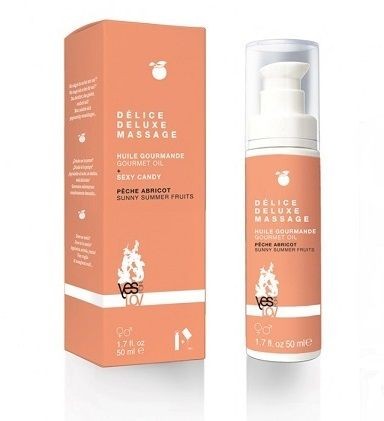 Массажное масло для тела DELICE DELUXE MASSAGE с ароматом фруктов - 50 мл.