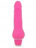 Розовый вибратор-реалистик PURRFECT SILICONE CLASSIC MINI - 14 см.