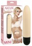 Классический мини-вибратор Natur Skin Mini Vibe - 13 см.