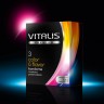 Цветные ароматизированные презервативы VITALIS premium №3 Color   flavor - 3 шт.