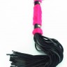 Нежная плеть с розовым мехом BDSM Light - 43 см.