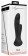 Черный вибратор G-Spot and Clitoral Vibrator Flair - 17,5 см.