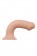 Телесный фаллос на присоске Silicone Bendable Dildo XL - 20 см.