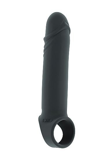 Серая удлиняющая насадка Stretchy Penis Extension No.31
