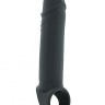 Серая удлиняющая насадка Stretchy Penis Extension No.31