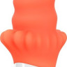Оранжевый вибромассажёр G5 Vibe MOODY - 18,8 см.