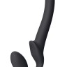 Черный безремневой страпон Silicone Bendable Strap-On S