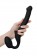 Черный безремневой страпон Silicone Bendable Strap-On S