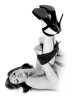 Черная веревка для связывания Bondage Rope