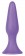 Фиолетовая анальная пробка Silky Buttplug Big Purple - 16 см.