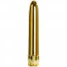 Золотистый вибратор CLASSIC VIBE GOLD LARGE - 20 см.