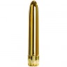 Золотистый вибратор CLASSIC VIBE GOLD LARGE - 20 см.