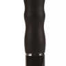 Чёрный вибромассажер 10-Function Adonis Conqueror - 19 см.