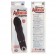 Чёрный вибромассажер 10-Function Adonis Conqueror - 19 см.