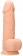 Телесный фаллоимитатор Silicone Dildo With Balls - 21,6 см.