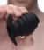 Малая черная анальная пробка Hive Ass Tunnel Silicone Ribbed Hollow Anal Plug Small - 6,86 см.