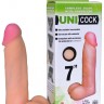 Фаллическая насадка Харнесс UNICOCK 7  - 19 см.