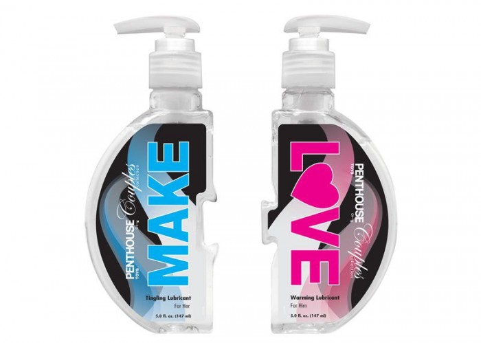 Набор из покалывающей и согревающей смазок  Make Love Warming and Tingling Lubricant - 2 х 147 мл.