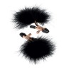 Золотистые зажимы для сосков с пухом Entice Feather Nipplettes