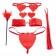 Набор для бондажа Sweetheart Bondage Kit Red