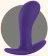 Фиолетовый анальный стимулятор Bootie - 7,6 см.