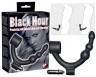 Эрекционное кольцо с вибрацией и анальным стимулятором Black Hour Penisring