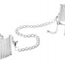 Серебристые наручники-браслеты Desir Metallique Handcuffs